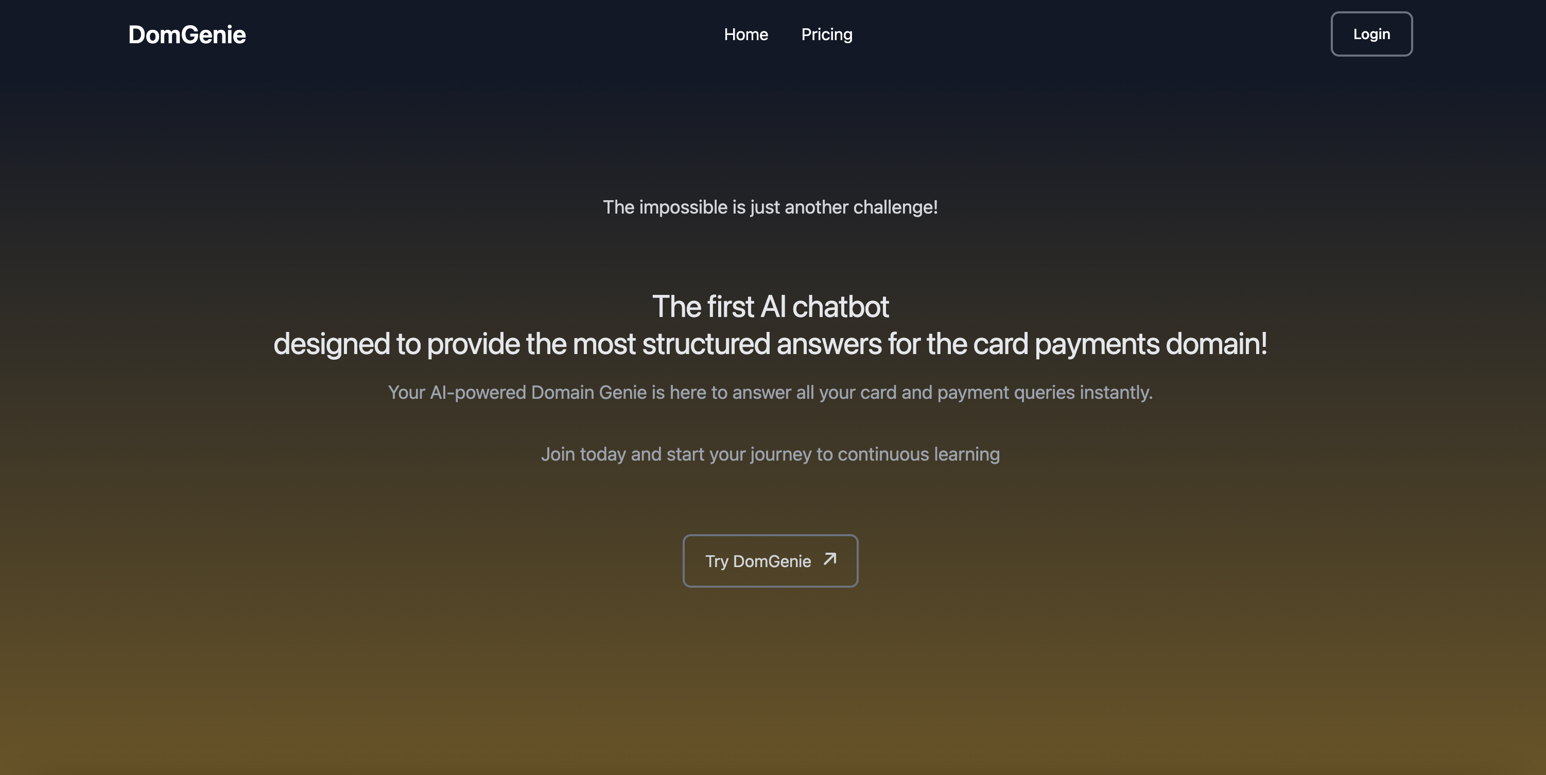 DomGenie AI - Answer Card & Payment Queries
